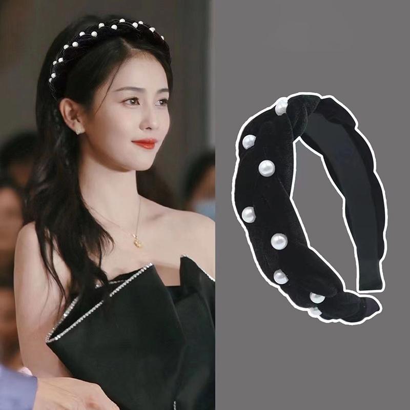 Bandeaux Papillon en Tissu Plissé Pour Femmes Bandeau Tempérament Élégant Français Accessoires Cheveux