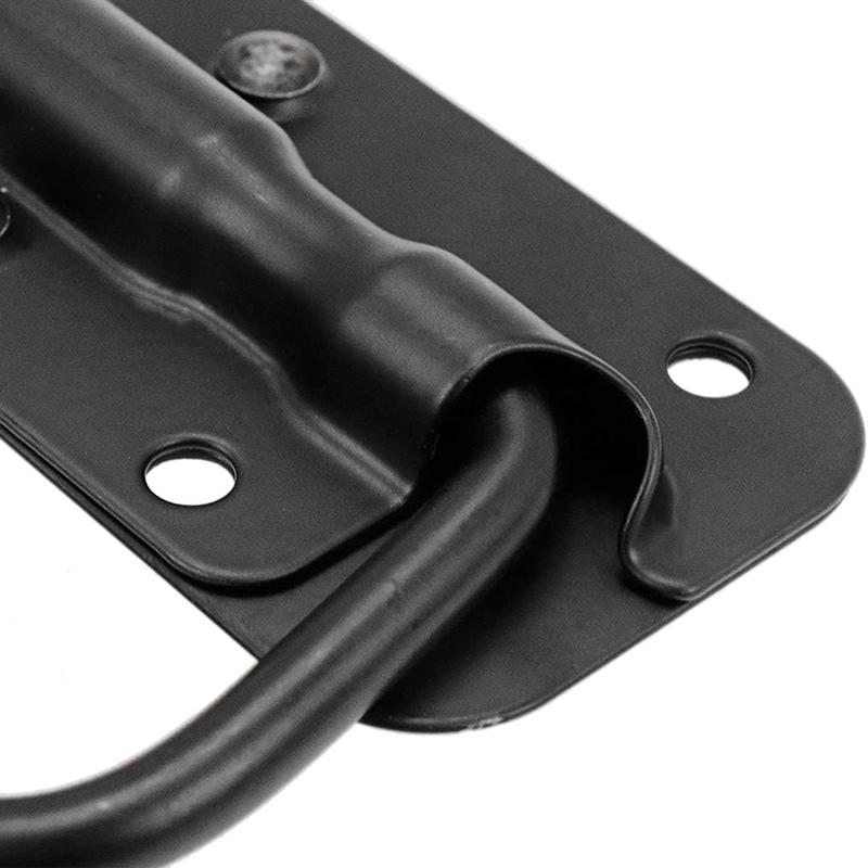 1PC Toolbox Spring Folding Handle Tool Creative Heavy Duty Chest Cabinet Surface Mounted Spring Loaded Handle