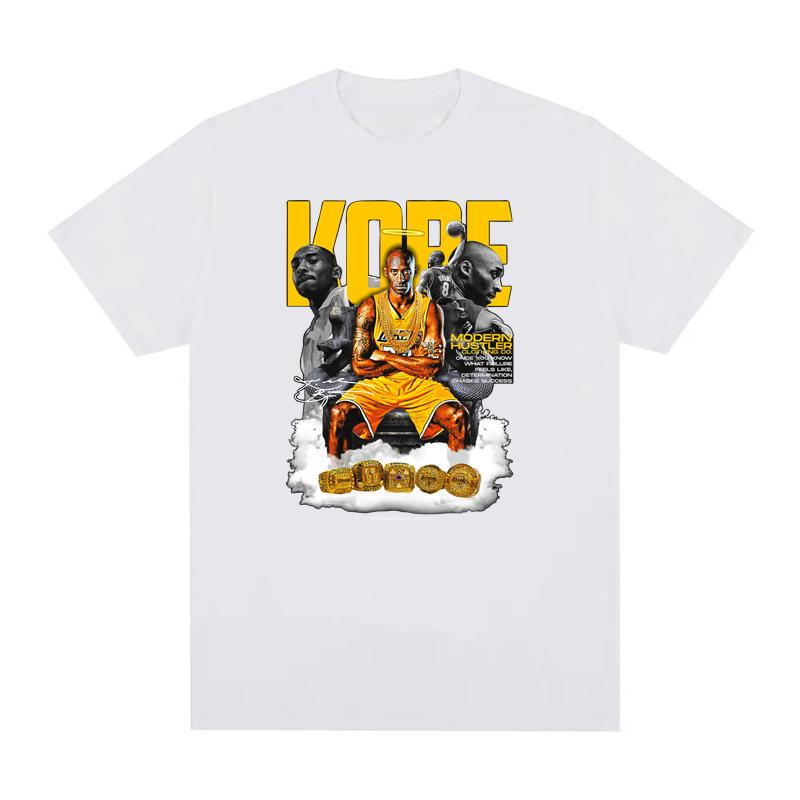 Tričko Kobe Cool Streetwear Muži Ženy Móda Hip Hop Pure Tričko Pánské Trička EU velikosti