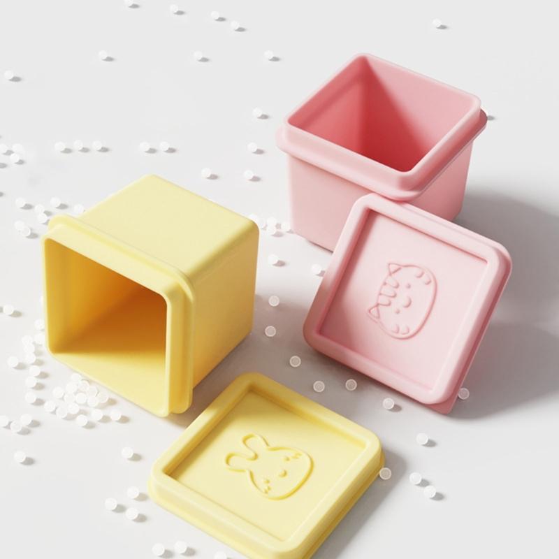 Dishwasher Safe Baby Food Storage Container 6 Grids Silicone Snacks Organizers Freezer To Microwave Snacks Box With Lid