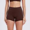 Shorts de Yoga Taille Haute Contrôle du Ventre pour Femmes - Push-up Pêche, Tissu Brossé, Longueur Trois-Quarts pour la Course à Pied et le Fitness