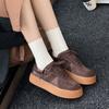 Platform-soled German training shoes for women's autumn new versatile polish sports and leisure board shoes Forrest Gump shoes for women