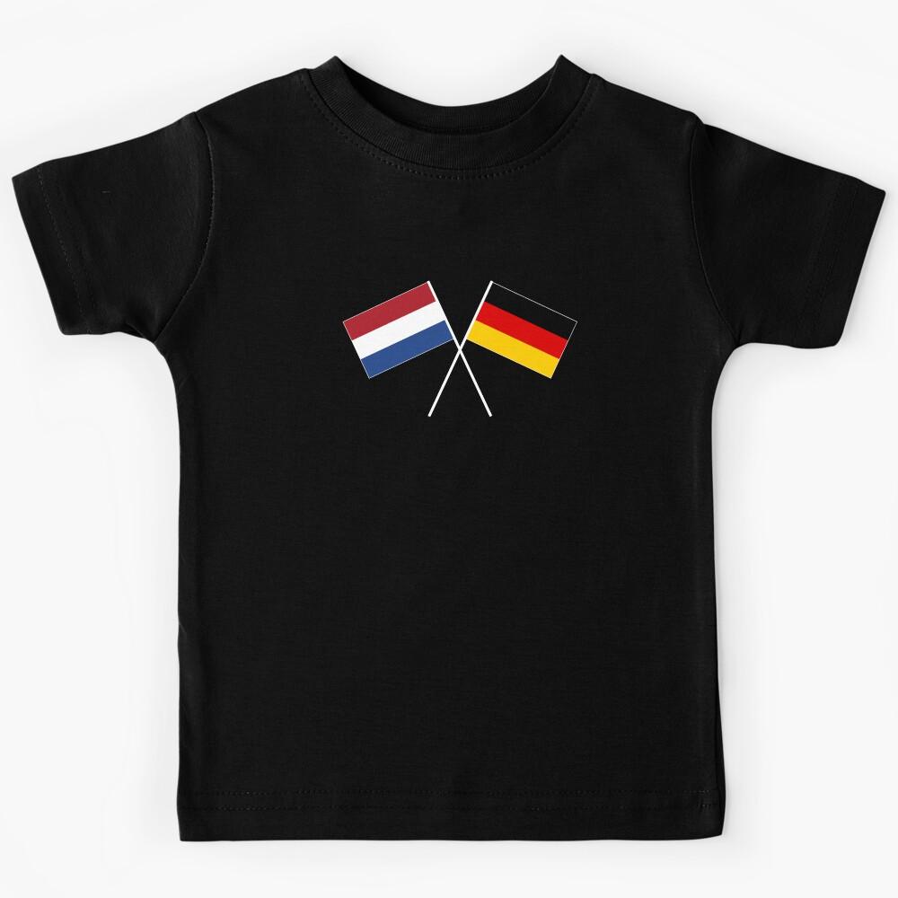 German-Dutch friendship flag banner Kids T-Shirt 130