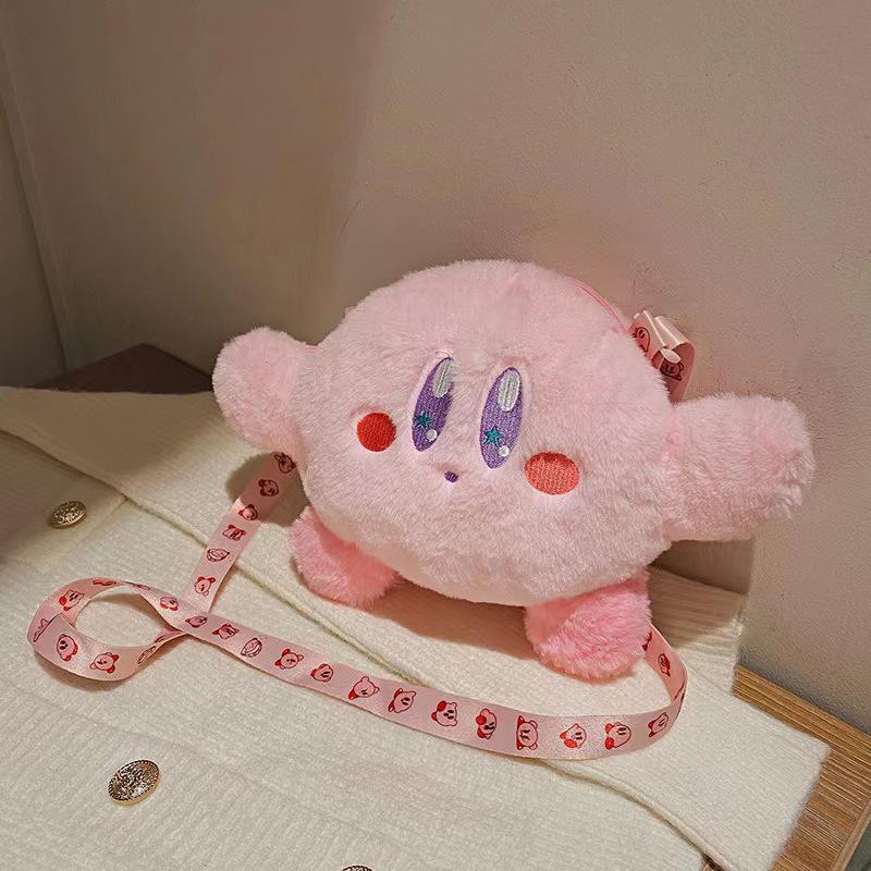 Star Plush Messenger Bag Kirby Plush Toy Girl Handbag Crossbody Bag MIT