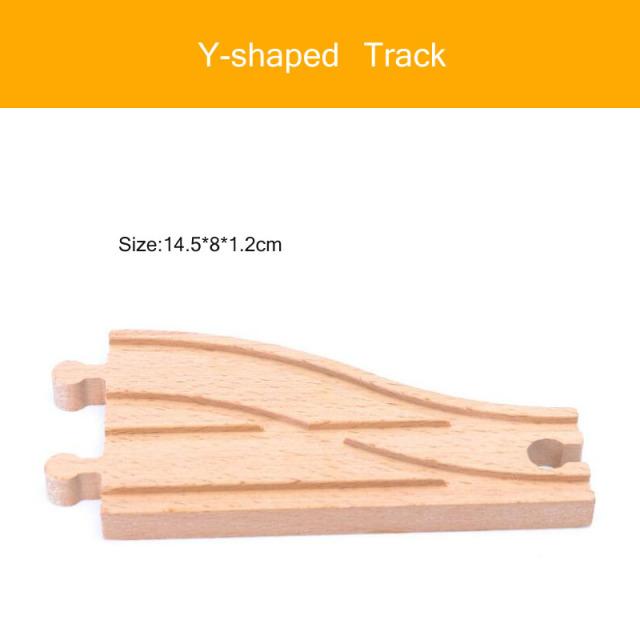 Tutti i Tipi di Giocattoli per Ferrovie su Binari di Legno Accessori per Binari del Treno in Legno di Faggio adatti per Binari di Marca Giocattoli Educativi per Bambini