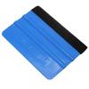 1Pcs Squeegee Car Film Tool Vinyl Blue Plastic Scraper Squeegee with Soft Felt Edge Window Glass Decal Applicator Film Scraper
