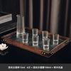 Vertical Striped White Wine Glass Wine Dispenser Set Crystal Glass Wine Glass Set Shot Glass Wooden Pallets Metal Tray Wine Sets