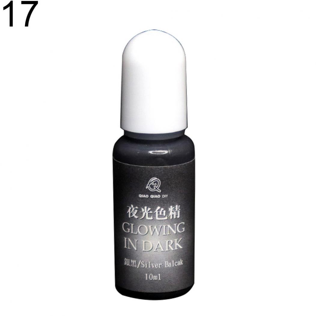 

Yousheng 20 цветов светящаяся пигментная краска УФ-смола эпоксидная смола DIY изготовление поделок ювелирных изделий чёрный/серебряный