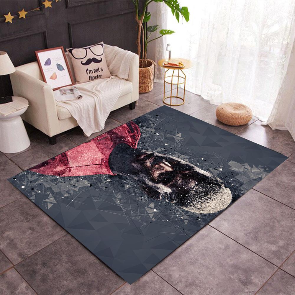 Pogba's Jersey Area Rug Design for Game Room Playrooms Dormitory Entryway Anti-slip Rug Office home decor Gift for Festivals