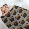Bull Mastiff Dog Throw Blanket Cute Bed Bed Plaid Baby Blankets