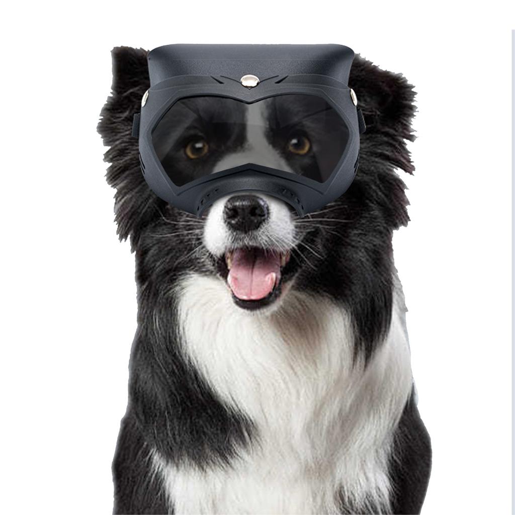 Dog Hat with Goggles Windproof Breathable Lightweight Design Dog Sunglasses Pet Glasses for Outdoor Riding Driving Hiking