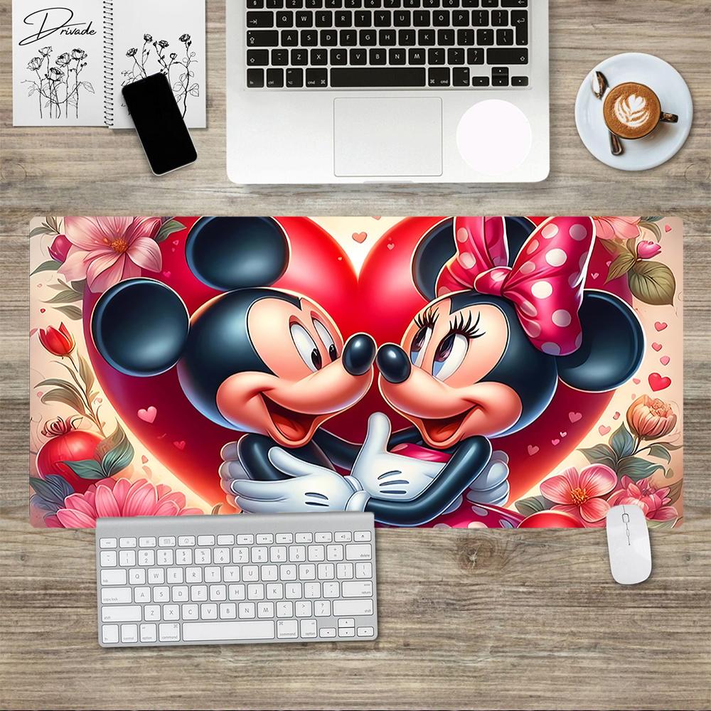 1Pc Mickey Minnie Mouse Easter Theme Mouse Pad 2Mm Thick Rubber Base Perfect Bedroomofficegame Room Ideal Gift Computer Keyboard Enthusiasts