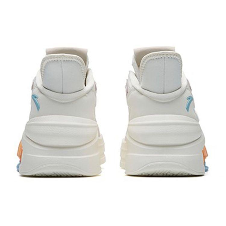Anta Badass 4.0 Non-Slip Shock Absorption Low-Top Sneakers Women Sneakers White Orange 122238080-10