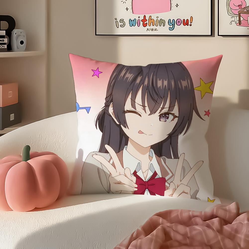 AAlya Sometime Hides Her Feelings in Russian Cushion Cover Pillowcase Short Plush Invisible zipper Room Sofa Cushion Cover