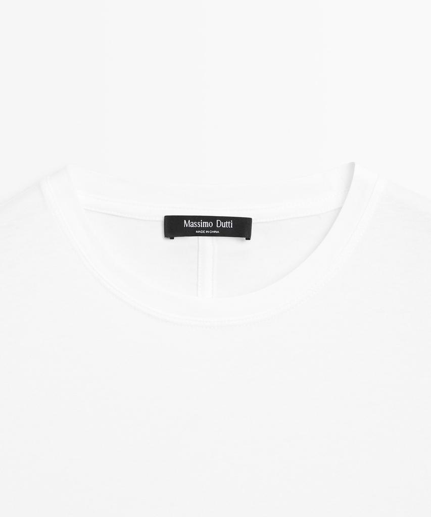 Masimodutti 100% Cotton Short Sleeve T-Shirt