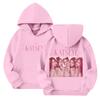 Kids Pullover Hoodie Loose Fit Long Sleeve with Letter Print and Pockets for Boys and Girls Casual Everyday Wear