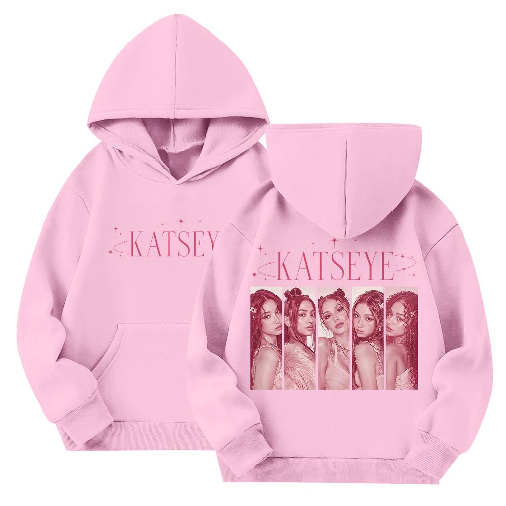 Kids Pullover Hoodie Loose Fit Long Sleeve with Letter Print and Pockets for Boys and Girls Casual Everyday Wear