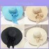 Large Edge Straw Hat With Sun Protection For Women Summer Beach Fashion