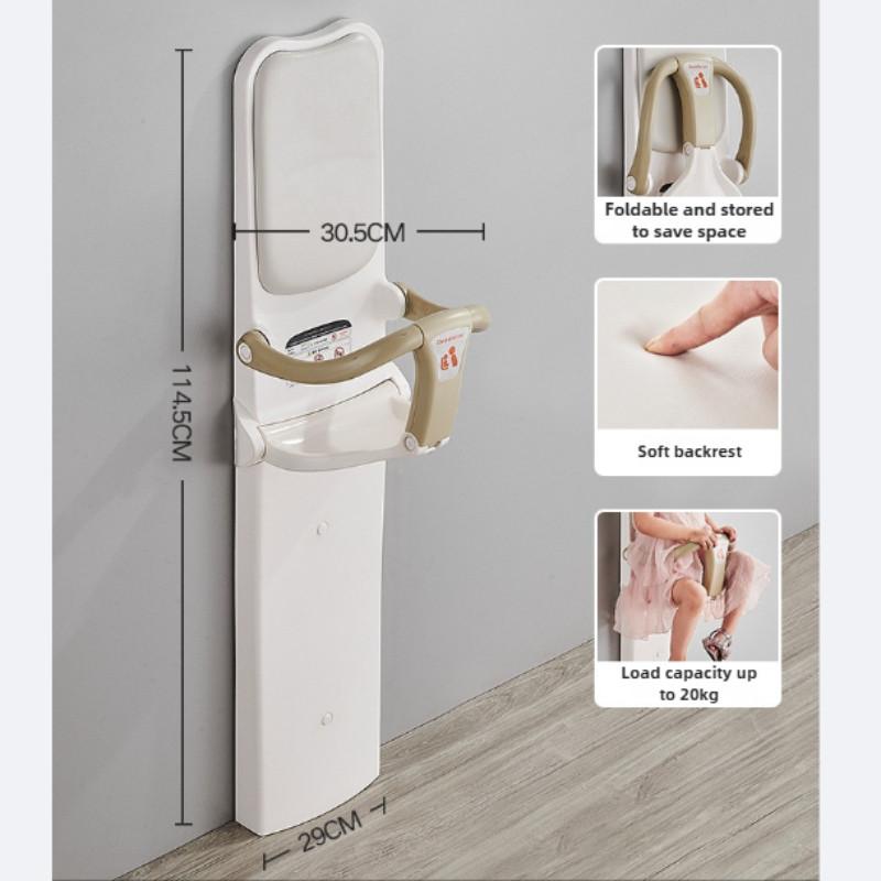 Multifunctional Newborn Diapers Changing Table Nursery Room Baby Care Table Foldable Baby Lounge Chair Wall Mounted