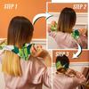 Deft-Bun Fashion Hair Bands Women Summer Knotted Wire Headband Print Hairpin