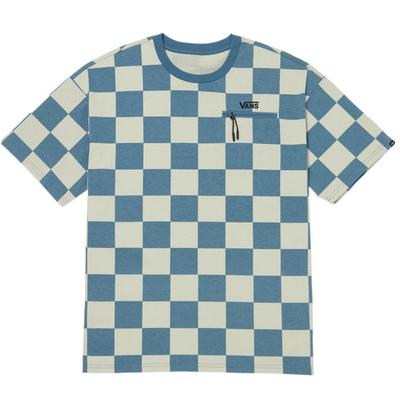 Natural Bounty Mode Schlicht Vielseitig Kurzarm T-Shirt Unisex Oberteile Blau Beige VN000GR8CSC1