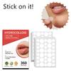 360 Unidades Parche para Ampollas Bucales Parche para Calenturas Labiales Parche para Ampollas Labiales Curación de Calenturas Hidrocoloide Pegatinas para el Cuidado de los Labios Parche para Ampollas Bucales