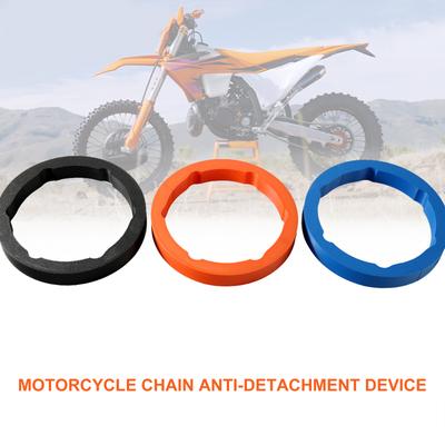 Lightweight Chain Guard Stabilizer Preventing Derailment for Motorcycle Rear Wheels In Rough Terrain Riding Conditions