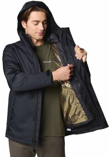 Jacket with Hood Columbia Oak Harbor Interchange Black