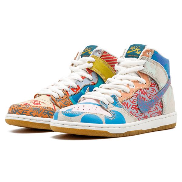 New Thomas Campbell X Nike SB Dunk High What The 918321-381