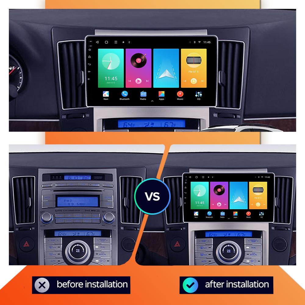 Car Radio Android Auto Carplay For Hyundai Veracruz IX55 2006-2015 Multimedia Player Head Unit Stereo GPS Navigation BT WIFI 1+16GB