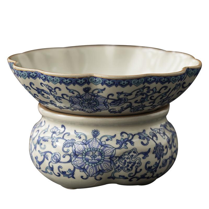 Ru Kiln Beige Tea Residue Filter, Tea Leak, Kung Fu Tea Set Accessories Can Raise High-end Light Luxury Boutiques