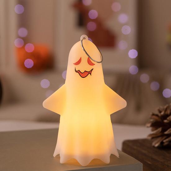 Yousheng Halloween Ghost Light Spooky Ghost Decoration Light-up Ghost Ornament Hanging Light for Table Mantel Wall Decoration