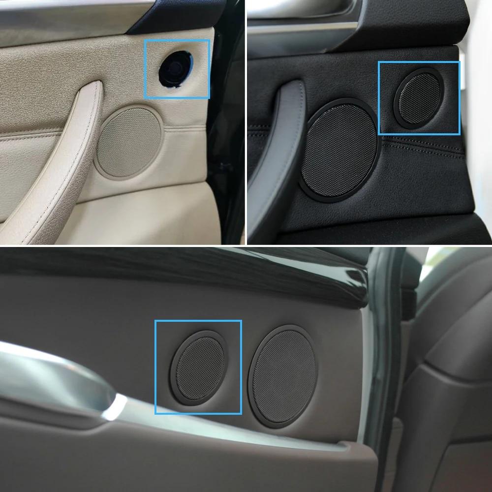 Interior Rear Door Tweeter Loud Speaker Cover Replacement For BMW X5 X6 E70 E71 E72 2007-2013 5 GT  F07 2010-2017