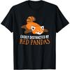 Roter Panda Liebe Leicht Ablenkbar Durch Rote Pandas T-Shirt(1)