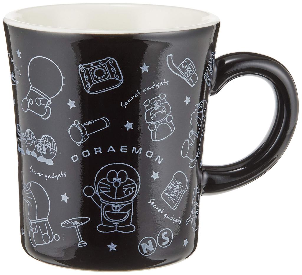 Color Mug Secret Tool Black 008143 "Doraemon"