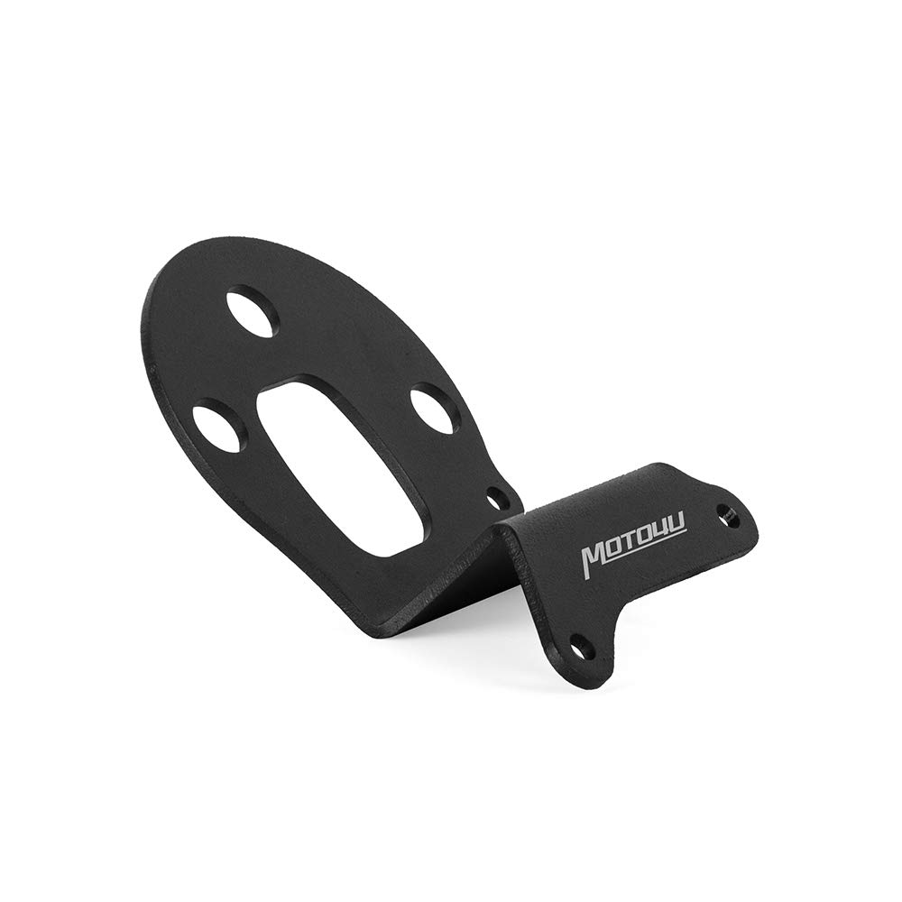 MOTO4U Motorcycle Aluminum Meter Stay Odometer Speedometer Gauge Relocation Mount Bracket (Center and Lower