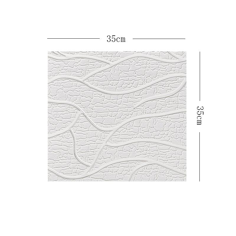 35*35cm Decoration Bed Room Decor 3d Wallpaper Background Wall Stickers Peel and Stick Waterproof Anti-collision Ceiling Home