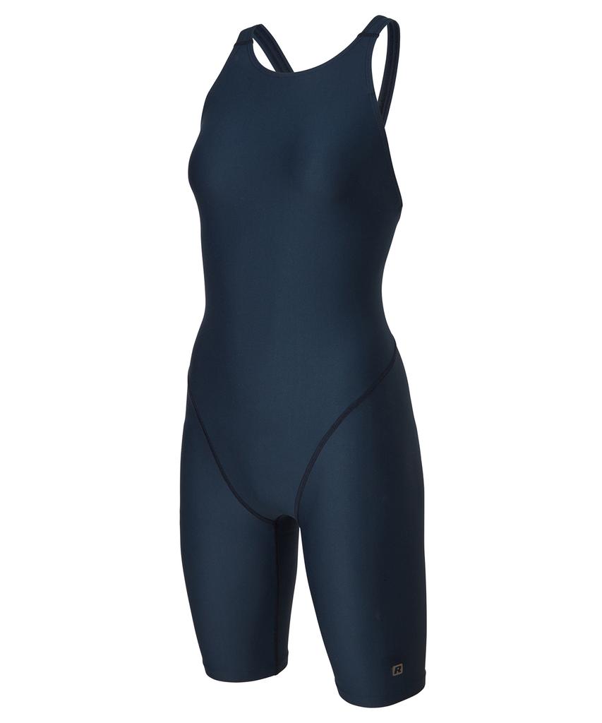 Laelliseupocheu [Oslh611 Nvy] Solid Tantani X-Back Half-Body Navy