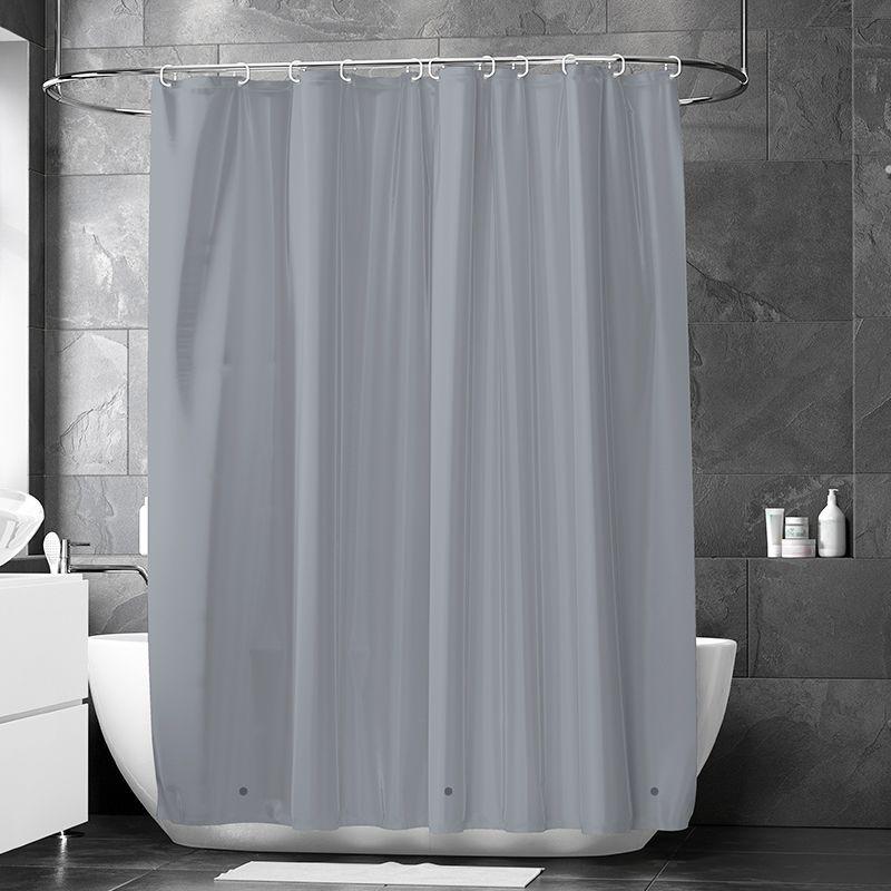 Blue Water Cube 3D PEVA Waterproof Shower Curtain