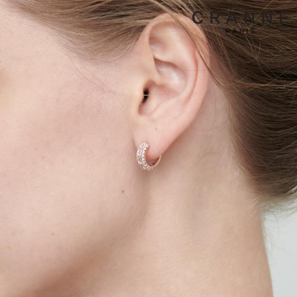 14K Shining One-Touch Earrings (Gold Filled) C24EGF119