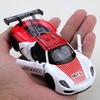 Bagged 1.36 Alloy 918 Pull-back Track Racing Car, Children's Toy, Birthday Gift, Stylish Collision Colors, Alloy Toy.