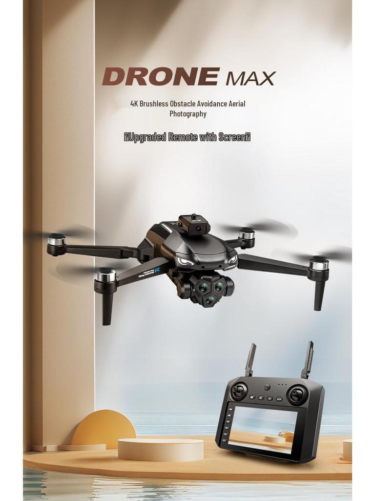 High-Precision Drone with Large Display, Intelligent Obstacle Avoidance, HD Aerial Photography & Brushless Motors