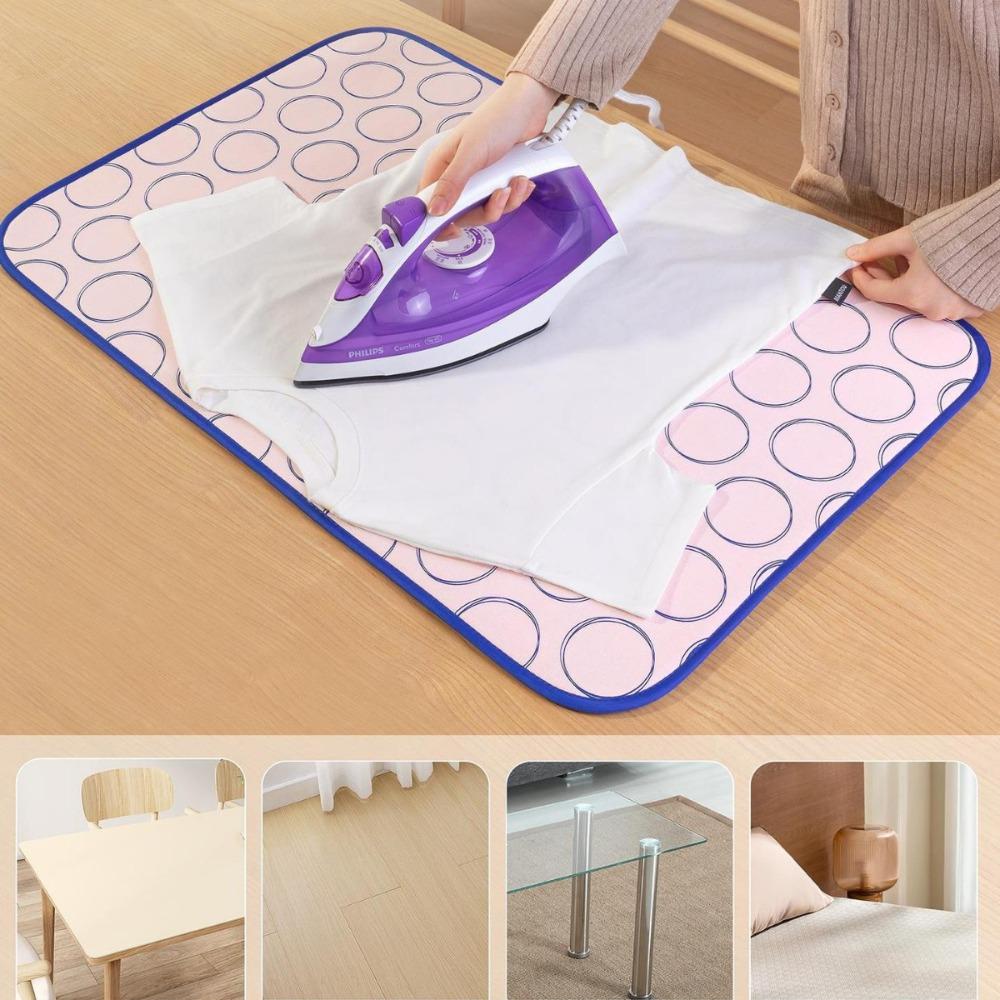 Foldable High Temperature Ironing Mat Waterproof Press Pad Durable Countertop Pad Pants