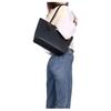 Coach Zip Top Tote 30 Simple Tote Bag Women Tote Bags Black 4454-IMBLK