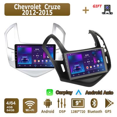 Android Carplay Car Radio For Chevrolet  Cruze 2012-2015 Multimedia Player Head Unit Stereo GPS Navigation BT WIFI 4+64GB