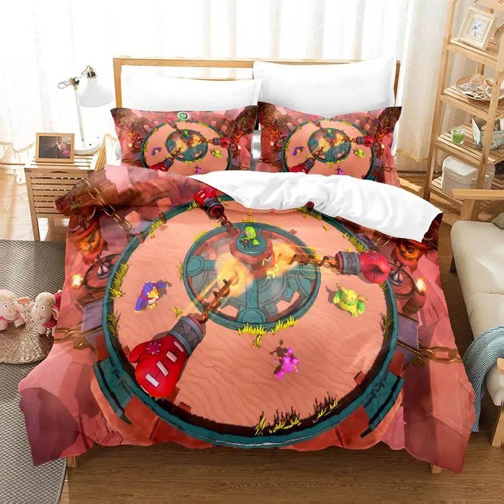 Game My Singing Monsters Bedding Set Duvet Cover Bed Set Quilt Cover Pillowcase Comforter King Queen Size Boys Adult Bedding Set