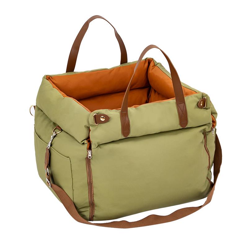 Portable Water-Resistant Pet Bed: Travel-Friendly Dog & Cat Nest, Dirt-Resistant, Removable, Washable.