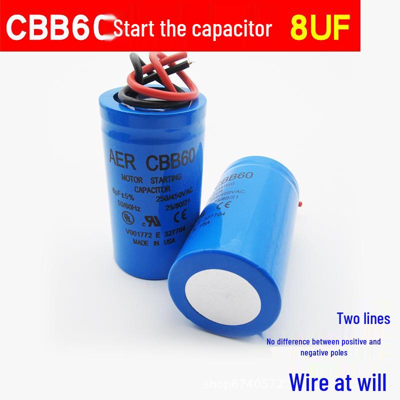 Washing Machine Start Capacitor CBB60 3-20UF for Spin Dry/Dehydration