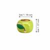 Minimalist Geometric Fruit Ring Colorful Vintage Ring Elegant Enamel Fruit Ring  Women