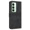 For Xiaomi Redmi 15 4G (EU) (171mm) Case Triangle Imprinted Anti-Scratch PU Leather Phone Wallet Cover